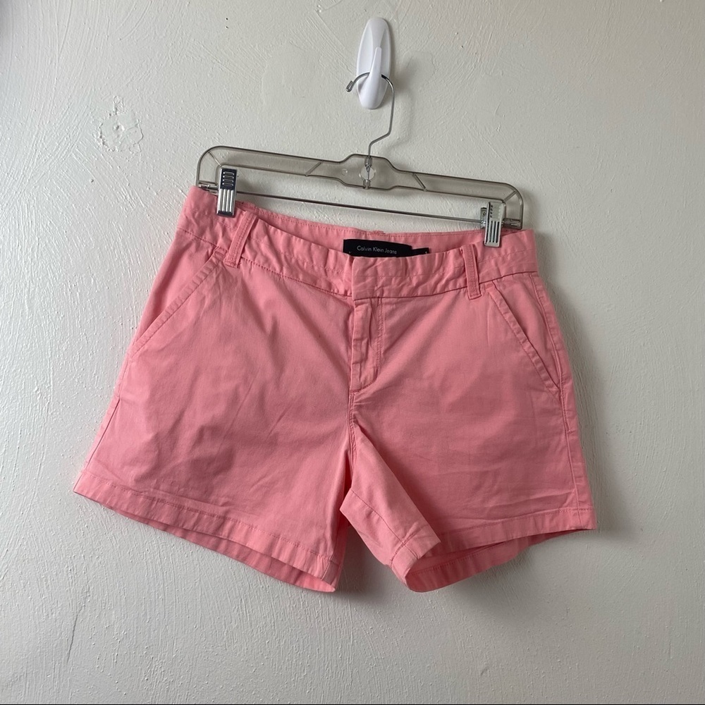 Calvin Klein Women Pink Shorts. Sz 6 - Picture 12 of 13